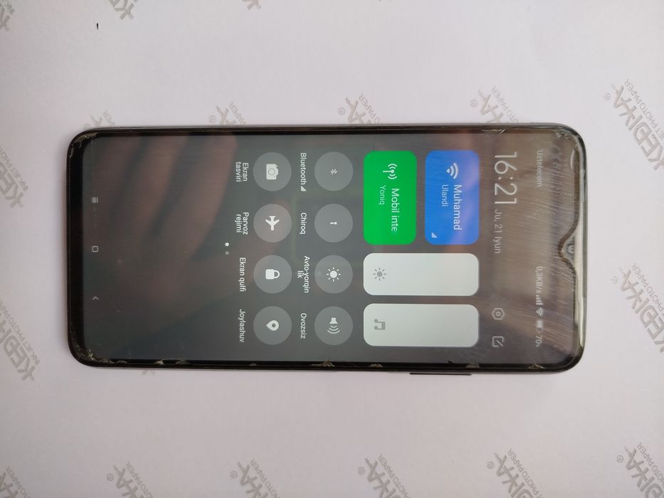 RED MI 9 T 128/4 6000 Amp dakument karobkasi bor