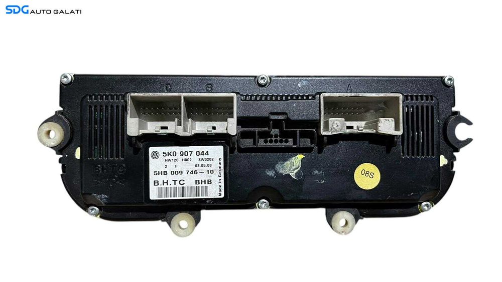 Panou Modul Unitate Comanda AC Aer Conditionat Clima Climatronic Dublu Dual Zone Volkswagen Tiguan 2012 - 2018 Cod 5K0907044 5HB009746 [LC0648]