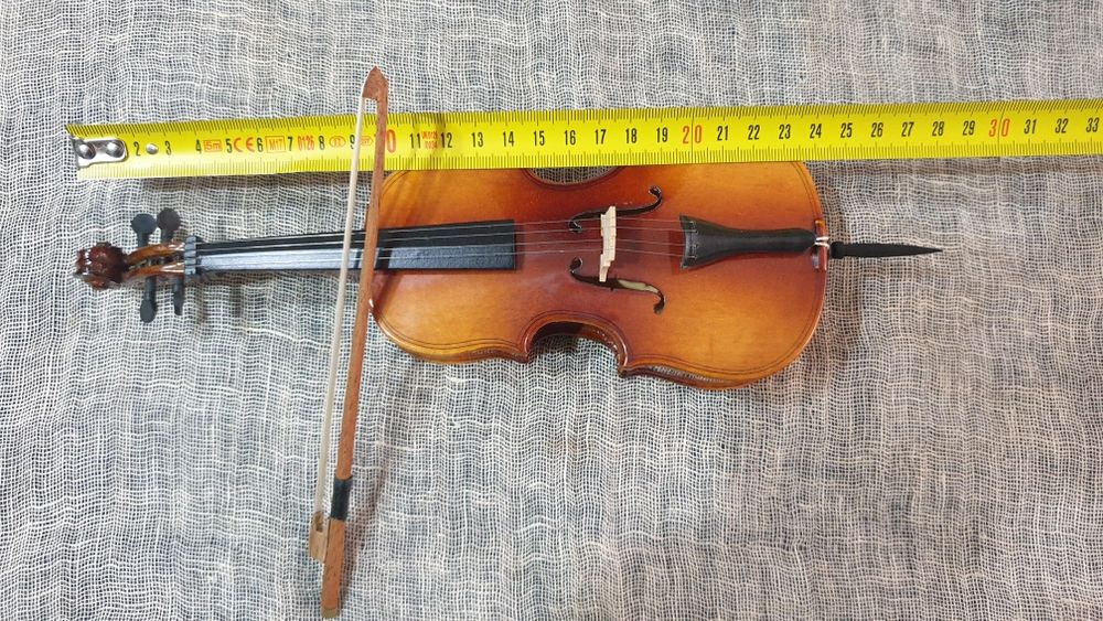 Умален модел на виолончело в калъф - сувенир