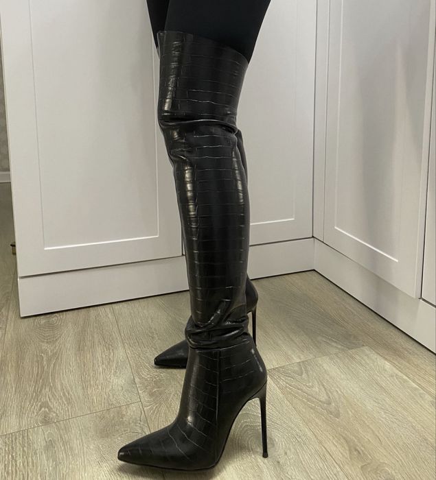 Ботфорты  37 размер шикарные