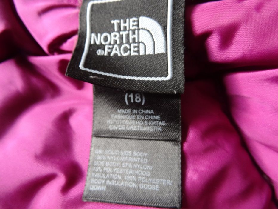 the north face XL детско пухено двулицево