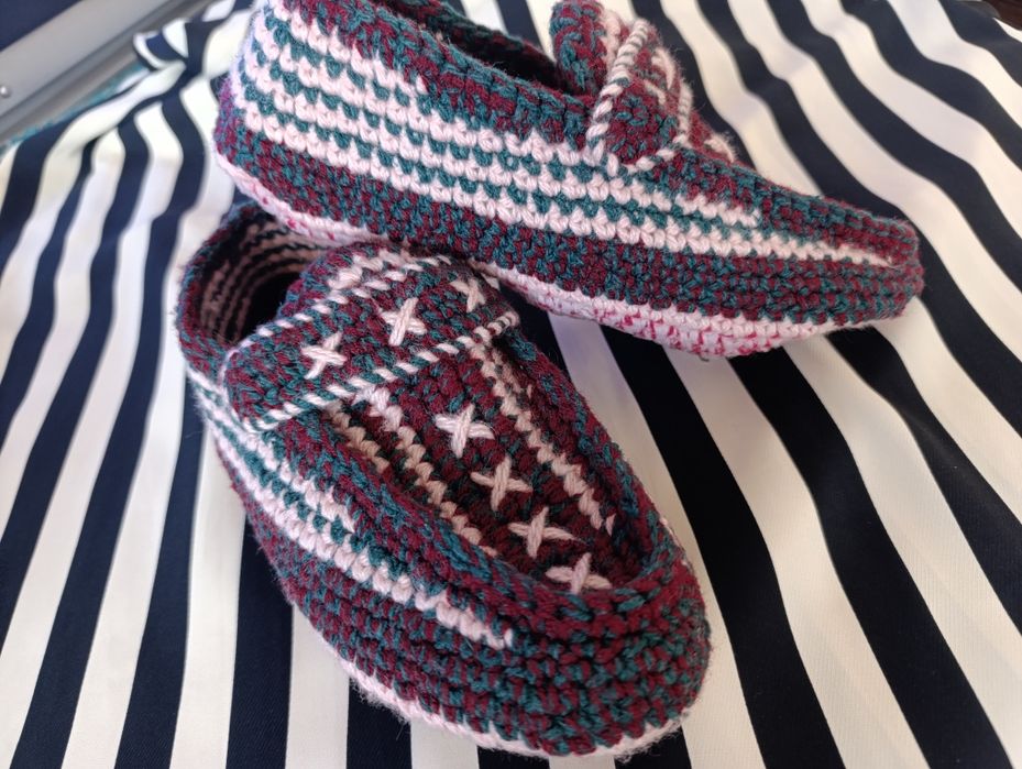 Удобные шерстяные следки-тапочки,отличное качество