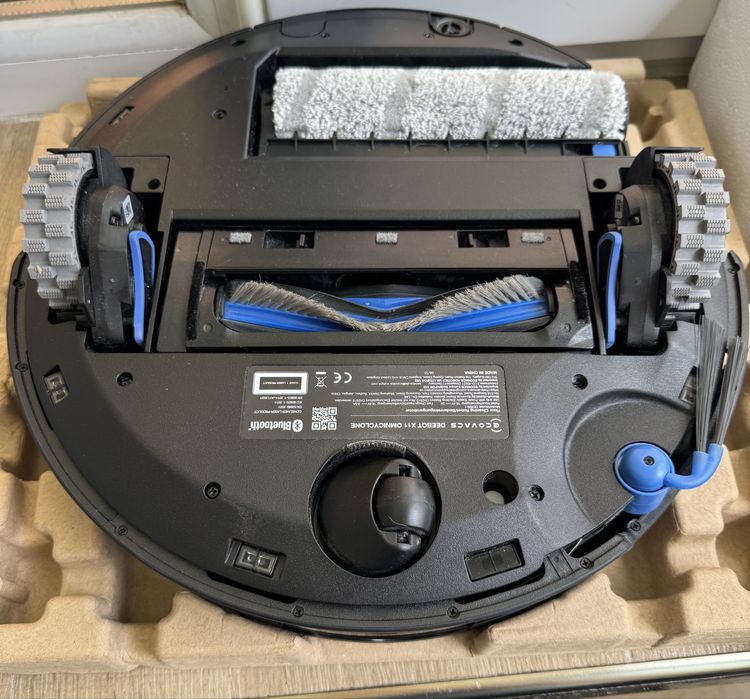 Робот Прахосмукачка за Сухо и Мокро Почистване + Автоматична Станция ECOVACS X11 OMNI Cyclone 19500 Pa, Самоизпразване PureCyclone 2.0!
