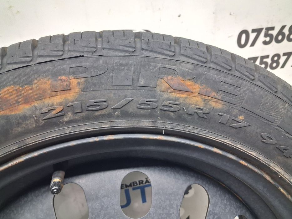 Roata rezerva 215/55 R17 Peugeot 407 2006