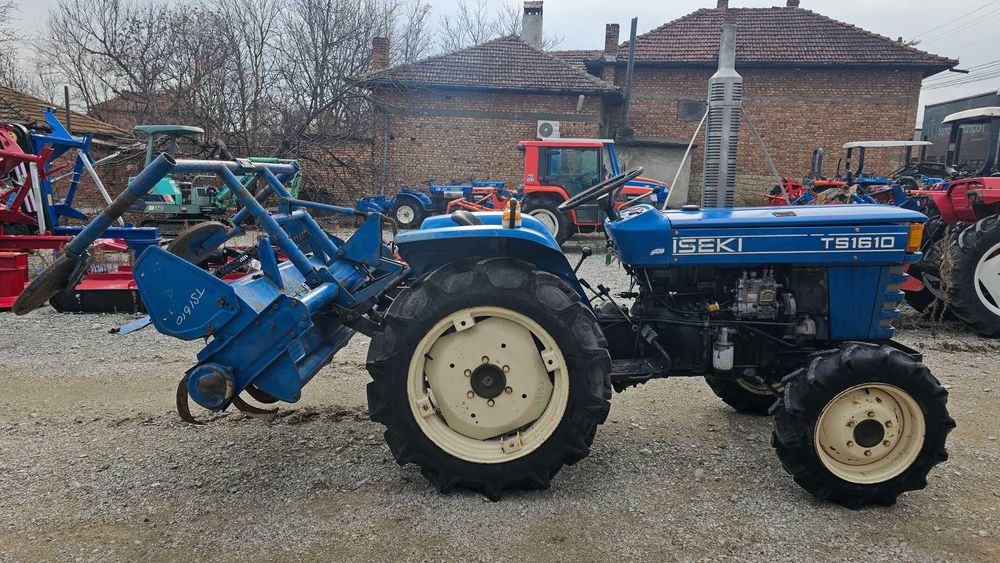 Японски трактор Iseki TS1610F с фреза, 4x4, 16 кс., АграБГ Джолев