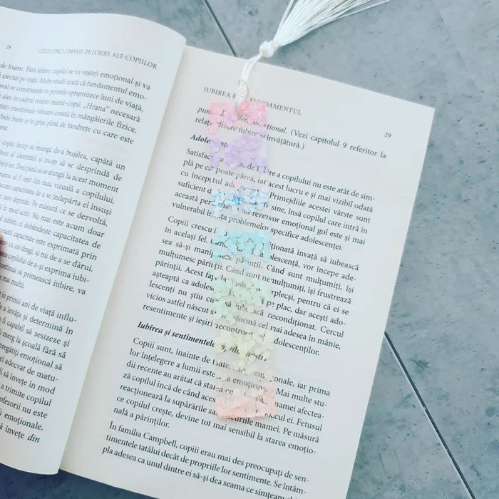 Semn de carte din rasina epoxidica