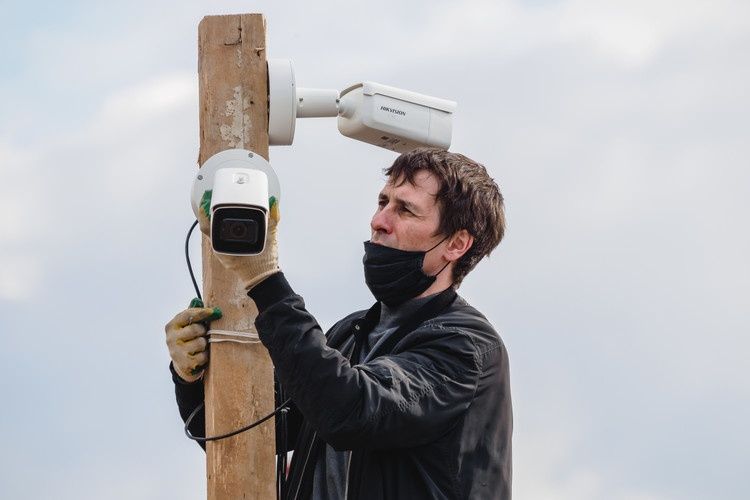 Установка систем видеонаблюдения