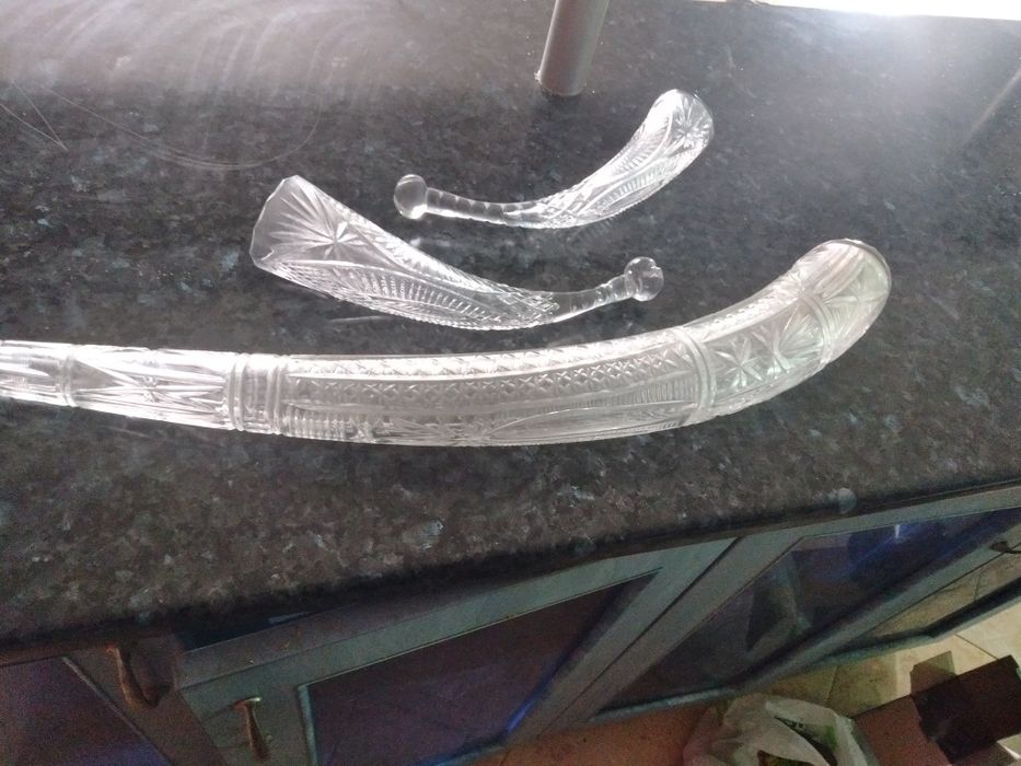 Кристални рогове за вино