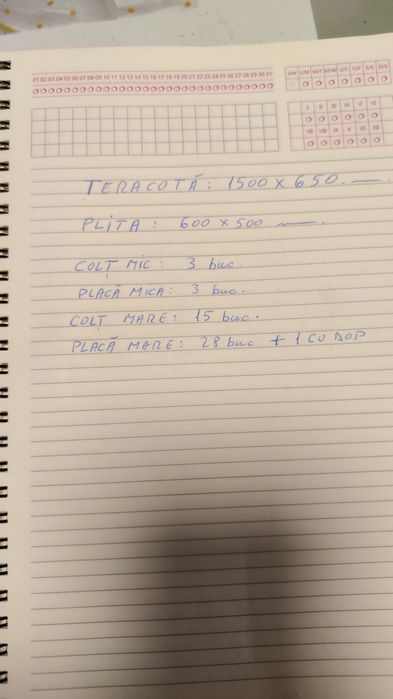 Soba teracota cu plita