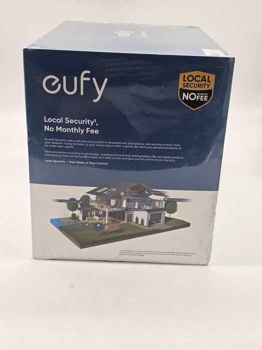 Camera IP Wireless exterior eufyCam Edge 2 FloodLight E340, 3K, IR, Night Vision, alb