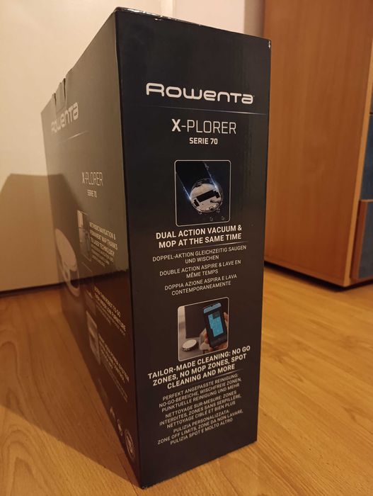 Прахосмукачка робот 2 в 1, ROWENTA X-PLORER 70, модел Animal & Allergy