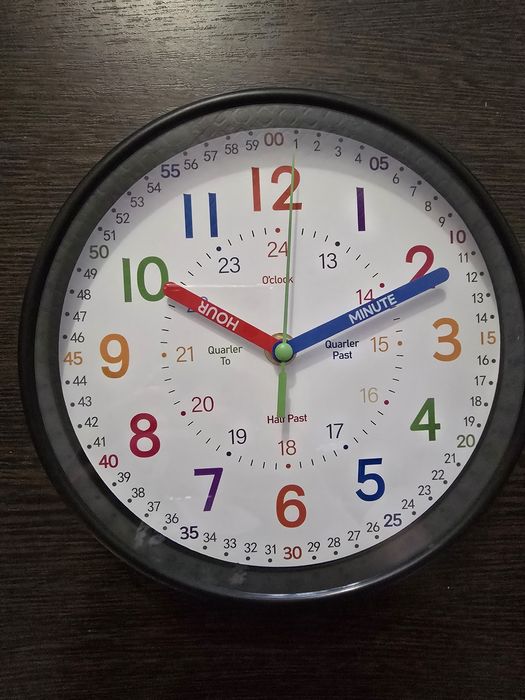 Английский алфавит часы