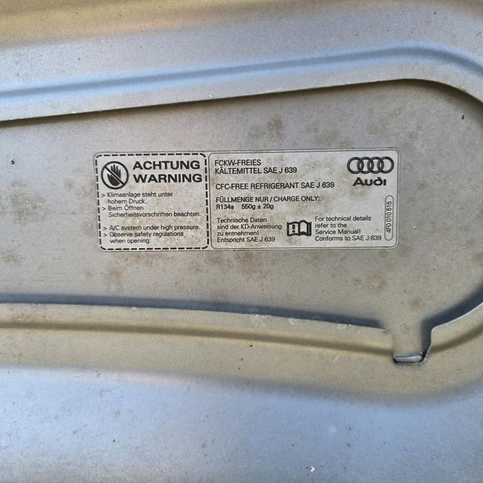 Capota motor aluminiu Audi A6 4F2, C6