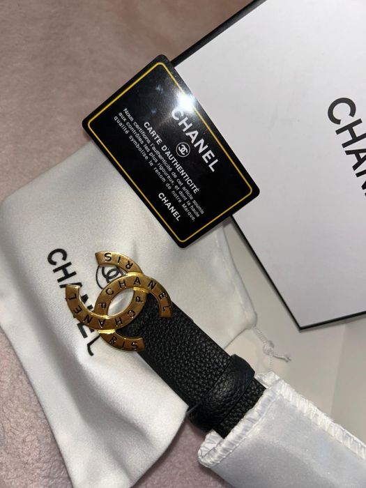 Curea din piele de vanzare chanel