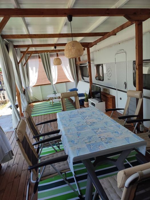 Knaus Sport 650 - Намиращ се на къмпинг Каваци на 40м от плажа