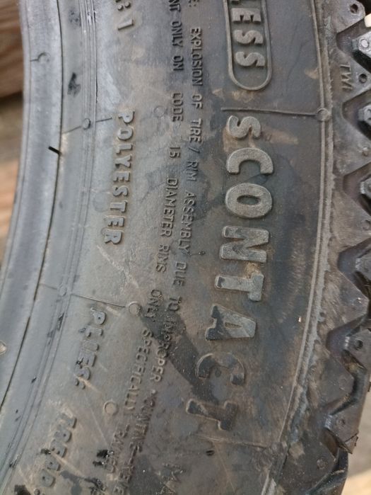 O anvelopa de rezerva NOUA Continental 125/80 R15 dot 5120