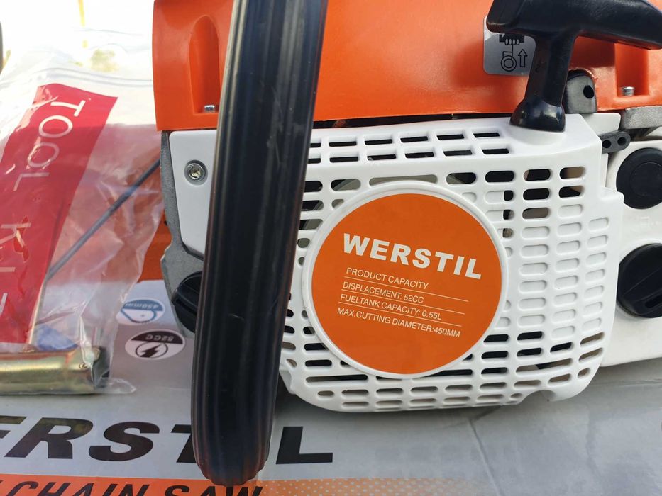 Нова 52cc немска бензинова резачка с 40 см шина - 4.5 кс , бензинопил