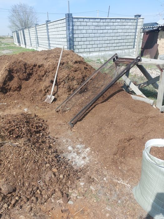 Перегной в мешках