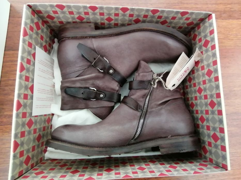 Мъжки италиански кожени боти A.S.98