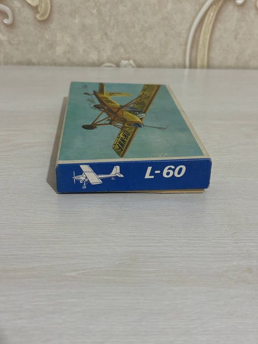 Винтажная модель самолёта NOVO L-60 1:100 СССР полный комплект