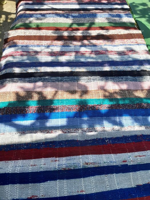 Стара ръчно тъкана черга