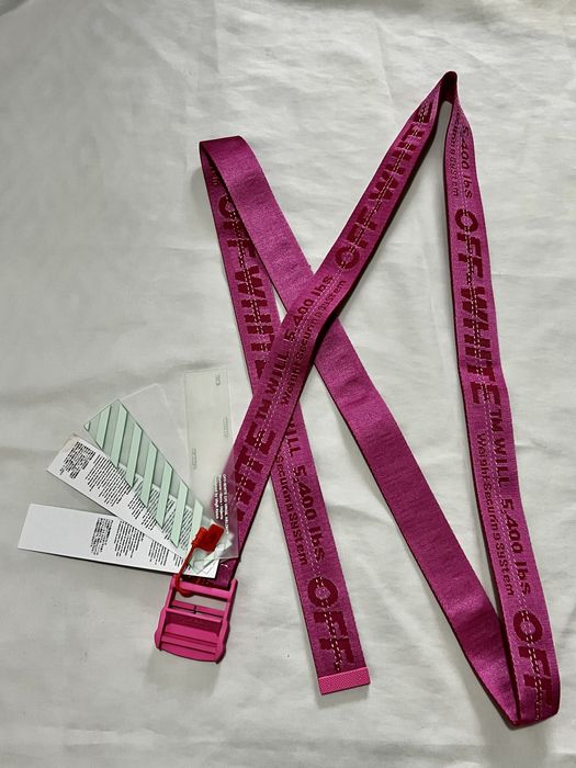 Off-White "Industrial Belt" Pink
