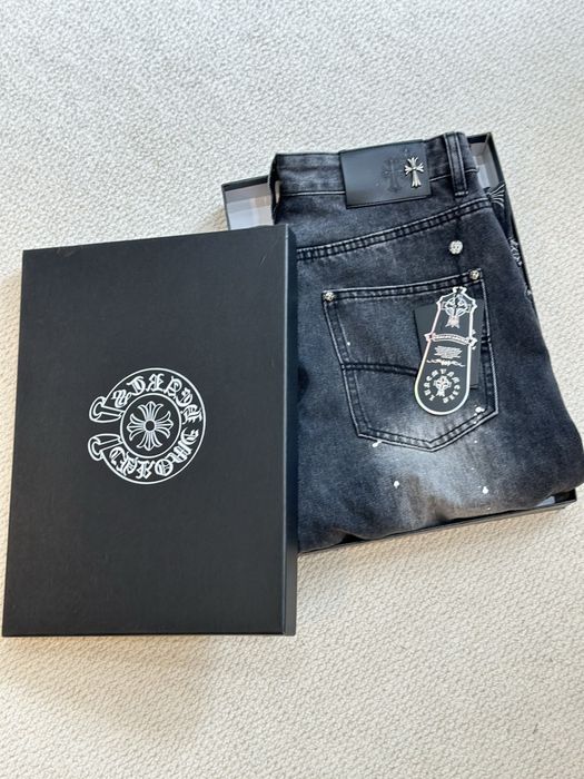 Blugi Chrome Hearts , calitate premium , pe comanda , noi , L