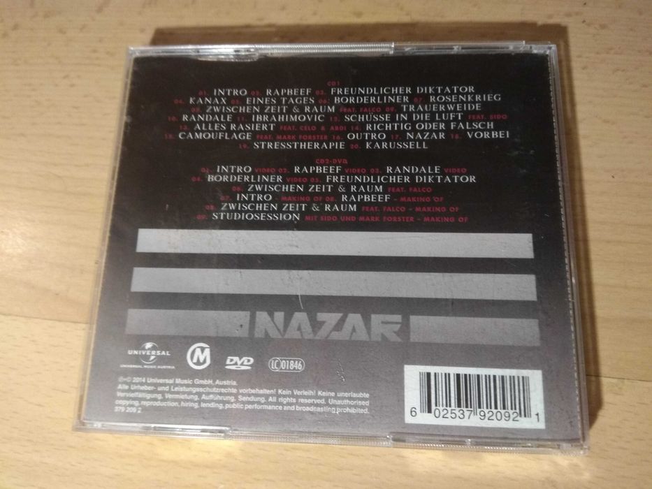 Оригинален компакт диск Nazar – Camouflage