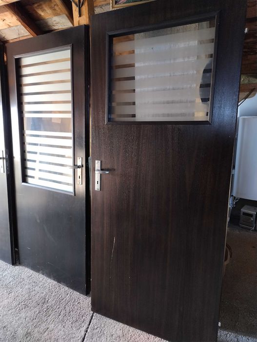 Масивни интериорни врати с каси - 5 броя