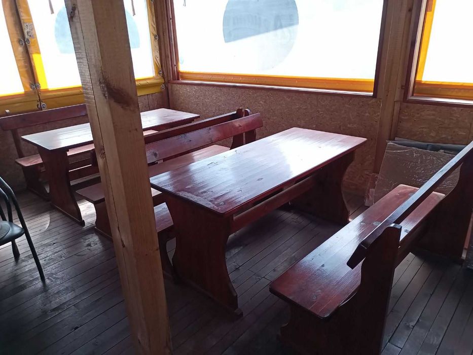 Баварски маси с пейки