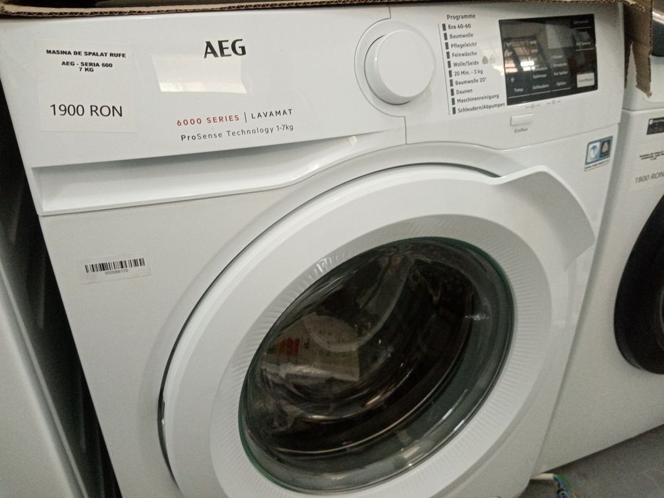 Mașina de spălat rufe Aeg seria 6000 noua