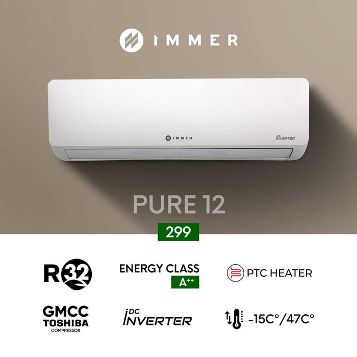 Konditsioner Immer 12 Inverter TEN Aksiya!!!