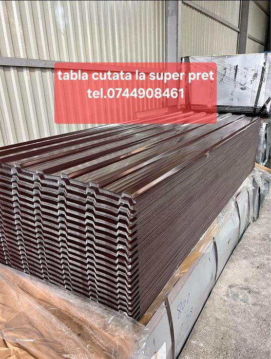 tabla cutata  zincata vopsita
