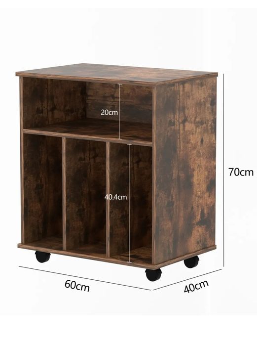 Шкаф за съхранение на винилови плочи – библиотека