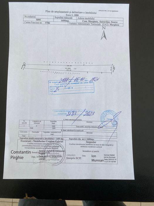 Vand Urgent / Teren Sucevita / ZONA SOARECULUI