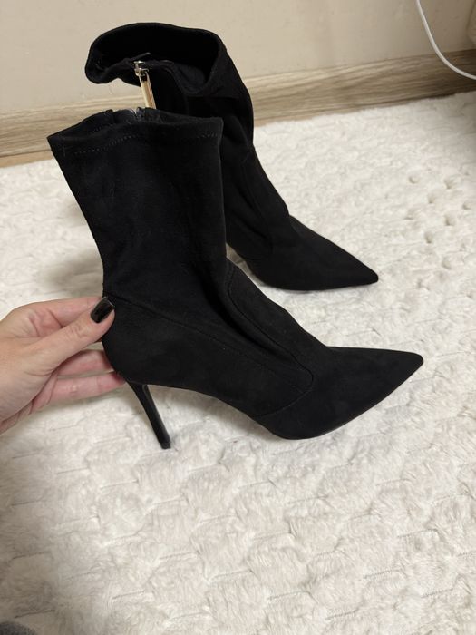 Дамски боти Велур  Cesare Paciotti 4us , Zara