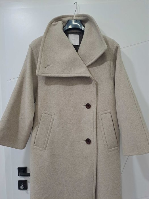 Палто Mango, XS, 52% вълна