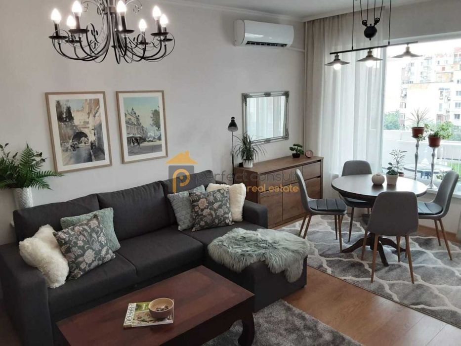 Дава се под наем Двустаен апартамент в Пловдив, Тракия - 60 кв.м за 350 € - Снимка #1