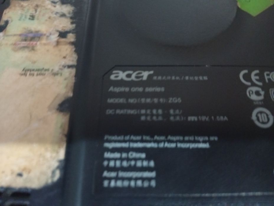 Laptop Acer Zg5 funcțional