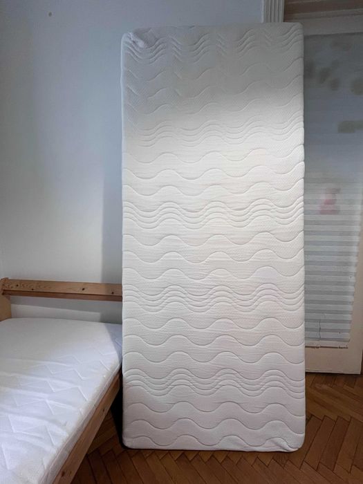 Saltea Ortopedica BEST SLEEP Dream Waves si pat Ikea