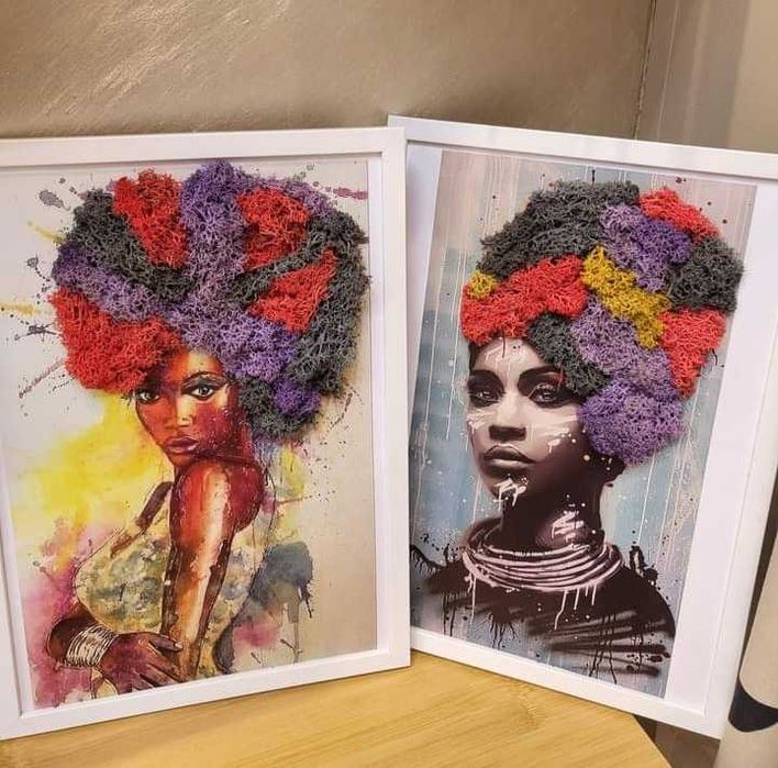 Изработка на пана от цветя и скандинавски мъх и други изделия по избор