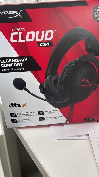 Продам Наушники HyperX Cloud Core DTS черный