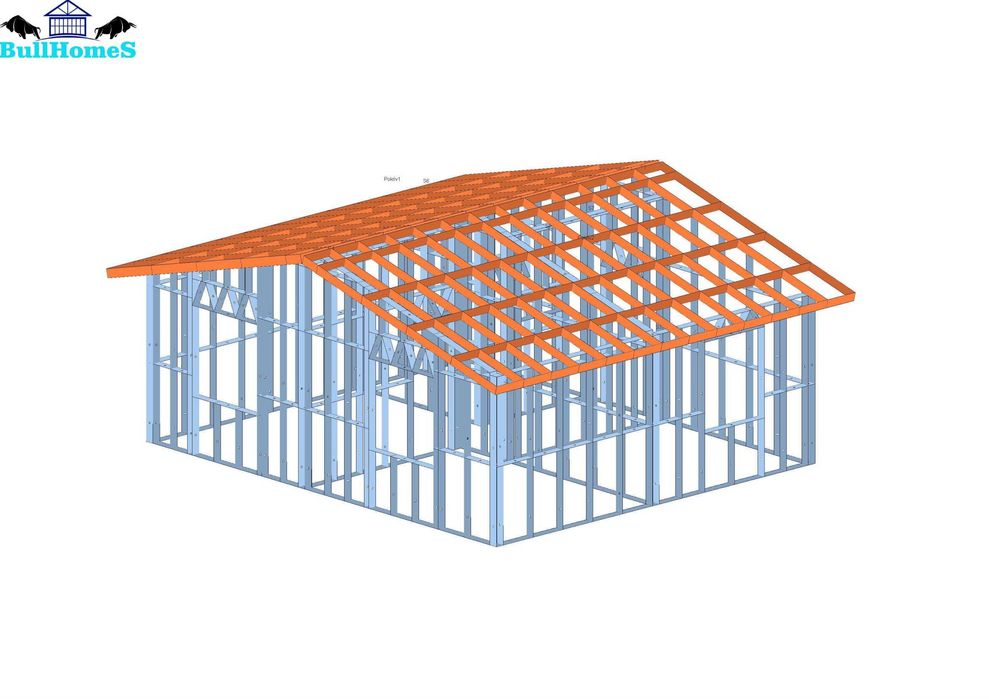 Къща,Бунгало,Преместваема къща,Сглобяеми къщи,Модулни,Жилищни-48.5м²