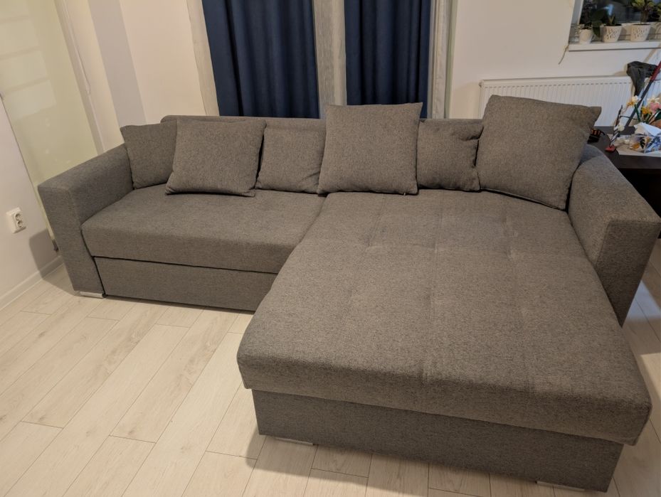 Colțar extensibil KringX Fjord interschimbabil, 266x90x165 cm