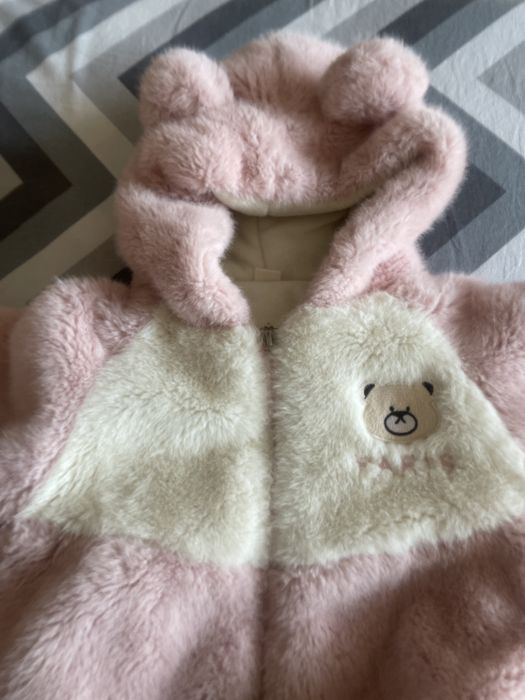 Деткая шубка теплая