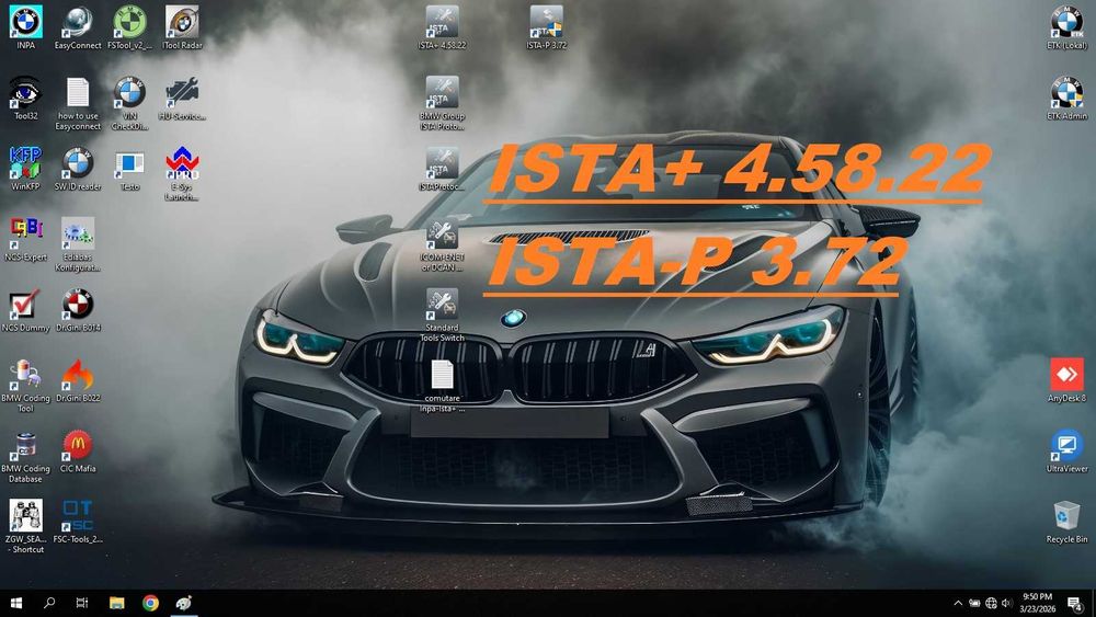 SSD 1Tb BMW ISTA+ 4.58.22 & ISTA-P 3.72 Inpa, NCS E-Sys, ETK KSD