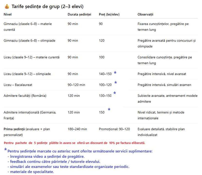 Meditatii  INDIVIDUALE  la  Fizică  (20+ ani predare) Gimnaziu-Liceu