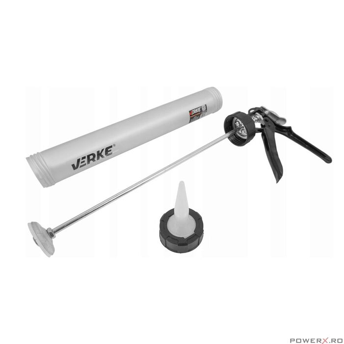 Pistol pentru silicon, acril, 600ml, manual, Verke