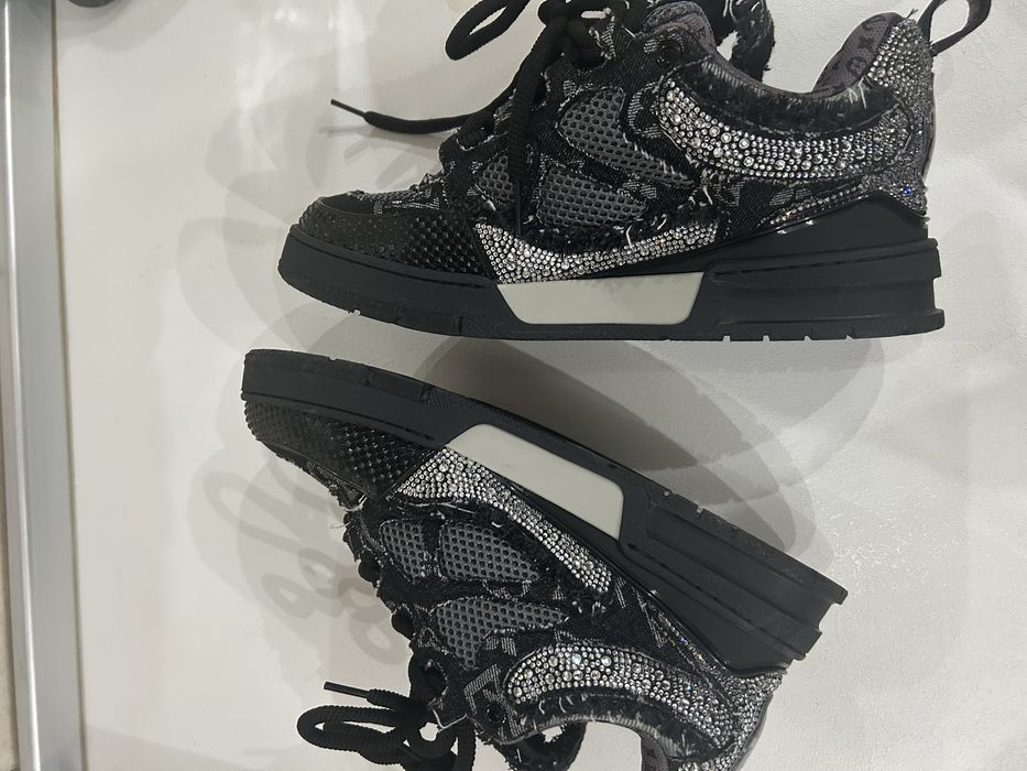 LV skates swarovski
