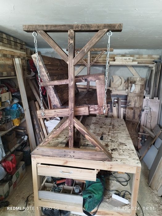 Градинска люлка от чам